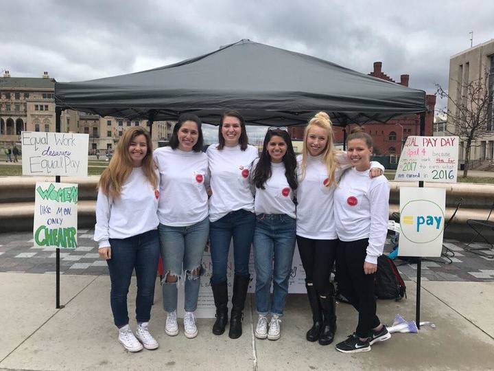 Lean In @ Uw Madison Equal Pay Day 2017 T-Shirt Photo