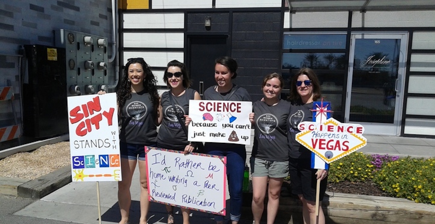 Marching For Science In Las Vegas! T-Shirt Photo