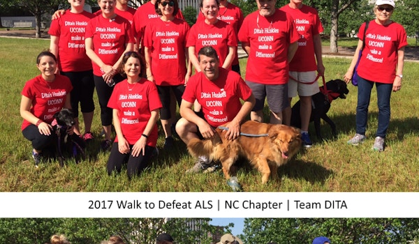 2017 Walk To Defeat Als   Team Dita T-Shirt Photo