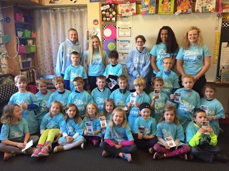 Ellie's Army Kids Doing What They Do Best, Promoting Kindness.. T-Shirt Photo