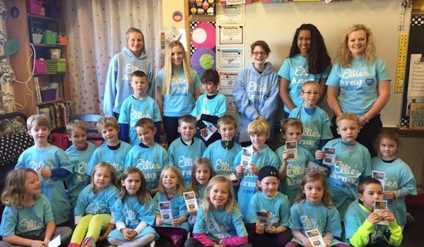 Ellie's Army Kids Doing What They Do Best, Promoting Kindness.. T-Shirt Photo