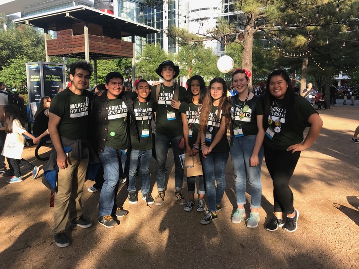 Eagle Rockbotics @ Frc Championship In Houston,Texas T-Shirt Photo
