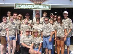 Good Luck Private Papanicolas! T-Shirt Photo