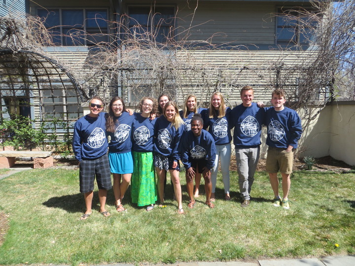 German House Residents Love Their New Pullovers  T-Shirt Photo