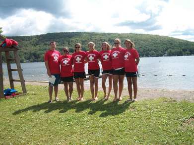 The Town Of Fabius Lifeguards T-Shirt Photo