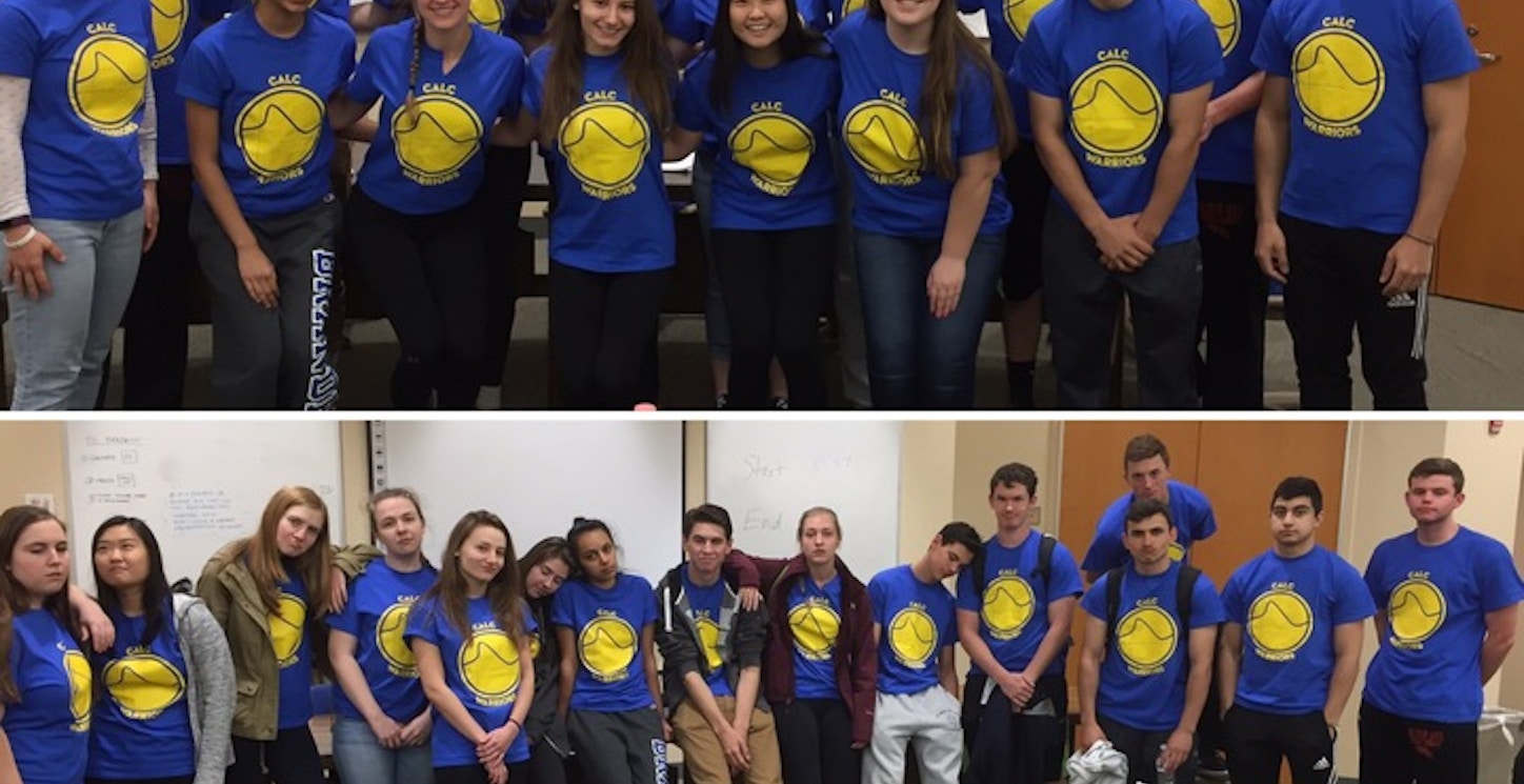 Bc Calc Warriors   Before & After T-Shirt Photo