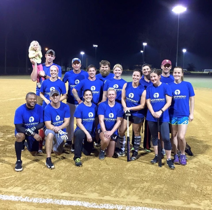 Coed Softball Team  T-Shirt Photo