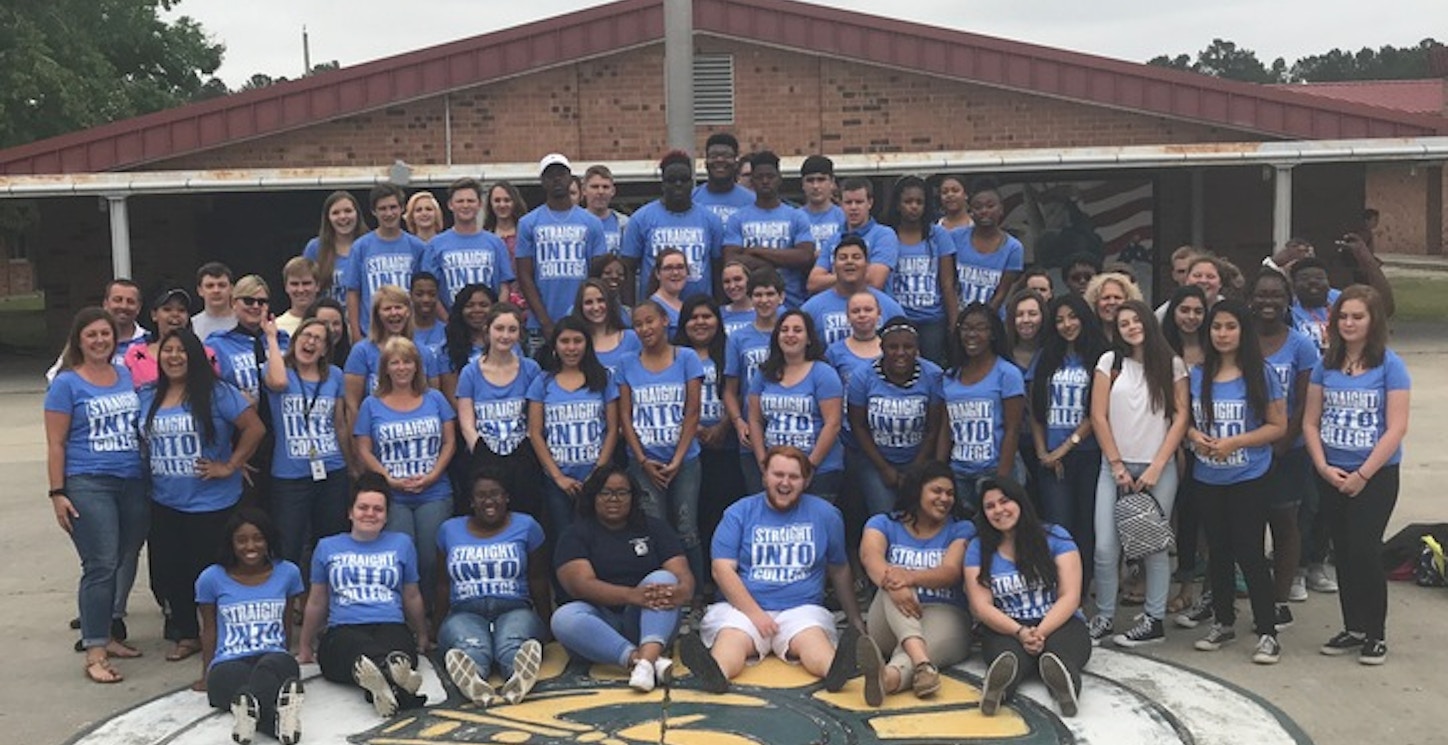 Picture of Wbhs Avid Straight Into College! Custom T-Shirt Design Wbhs Avid Straight Into College! T-Shirt Photo