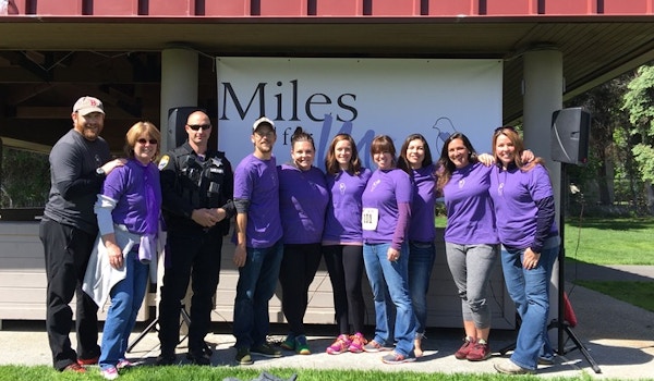 Picture of Miles For Mia Volunteers! Custom T-Shirt Design Miles For Mia Volunteers! T-Shirt Photo