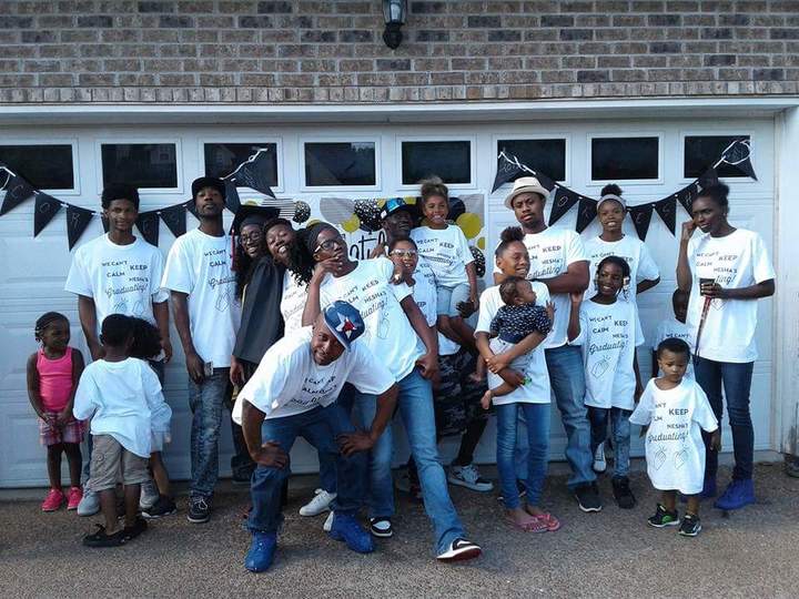 Nesha's Graduating T-Shirt Photo