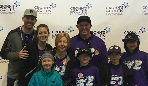 Picture of The Purple Crohn Bros Custom T-Shirt Design The Purple Crohn Bros T-Shirt Photo