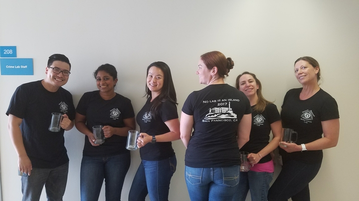 San Francisco Crime Lab Conference T Shirts And Mugs T-Shirt Photo