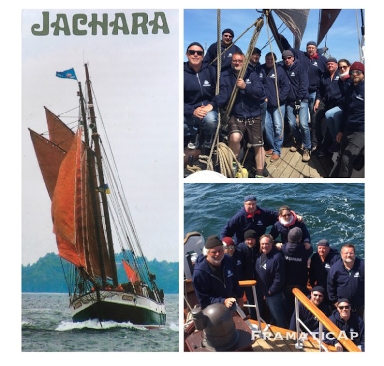 Jachara Sailing Crew   Historic Flensburg Rum Regatta T-Shirt Photo