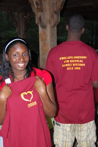 Enjoying The Phillip/Johnson 2008 Reunion T-Shirt Photo