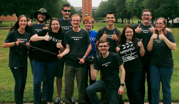 Picture of Jonesfilm Crazy Students Making Awesome Short Films Custom T-Shirt Design Jonesfilm Crazy Students Making Awesome Short Films T-Shirt Photo