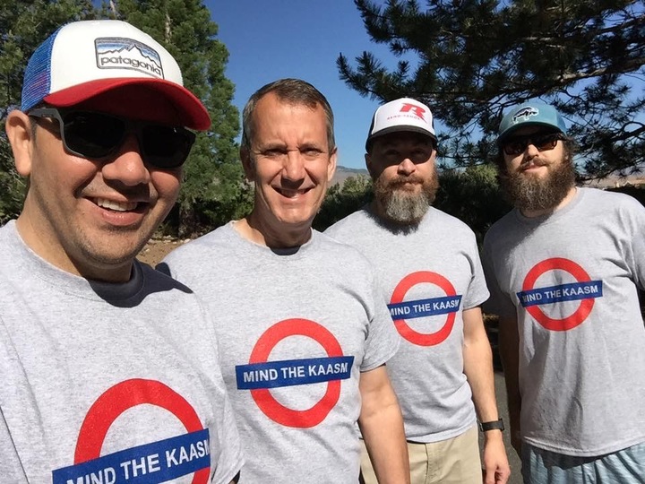 One Third Of Team Mind The Kaasm T-Shirt Photo