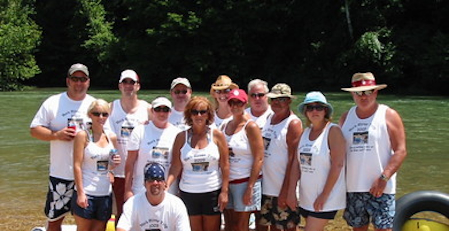 York Family Current River Float Trip 2009 T-Shirt Photo