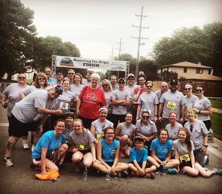 Running For Hope T-Shirt Photo