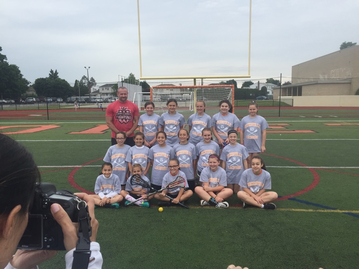 Hicksville Girls Lax Team Photo T-Shirt Photo