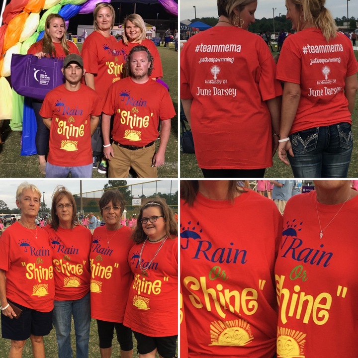 Relay For Life Rain Or Shine T-Shirt Photo