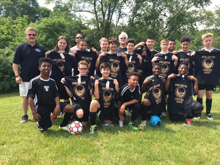 Burlington Phoenix 2017 Champions T-Shirt Photo