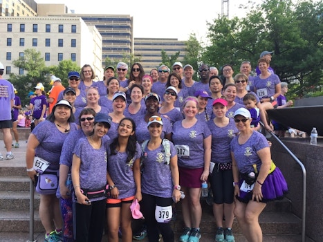 Purple Stride Dc, Team With Luck From Chuck T-Shirt Photo