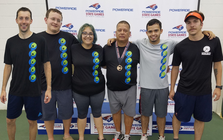 Central Virginia Pickleball Club Represents At Powerade State Games Of North Carolina! T-Shirt Photo