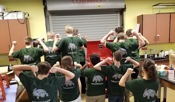 Picture of Robotics Club Custom T-Shirt Design Robotics Club T-Shirt Photo