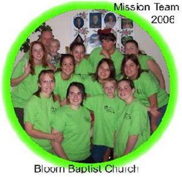 Bloom Baptist Mission Team 2006 T-Shirt Photo
