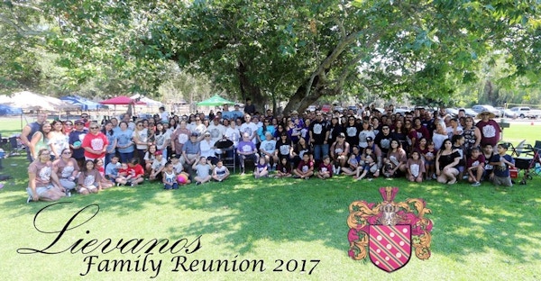 Lievanos Family Reunion 2017 T-Shirt Photo