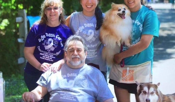 Dan And His Family (Recipient Of Double Lung Transplant) T-Shirt Photo