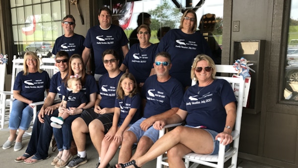 Our Family Vacation 2017 T-Shirt Photo