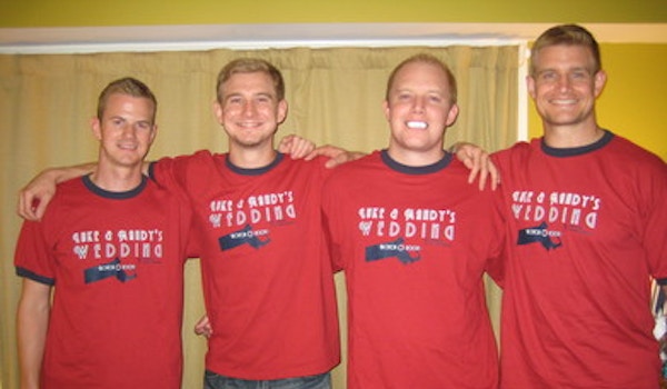 The Groom And His Men T-Shirt Photo