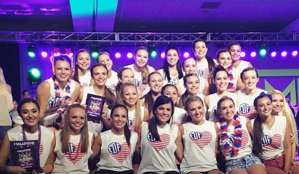 Celebrating A 4th Of July Win At Hall Of Fame Dance Nationals!  T-Shirt Photo