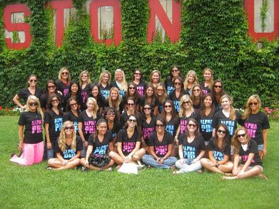 Boston University Alpha Phi T-Shirt Photo