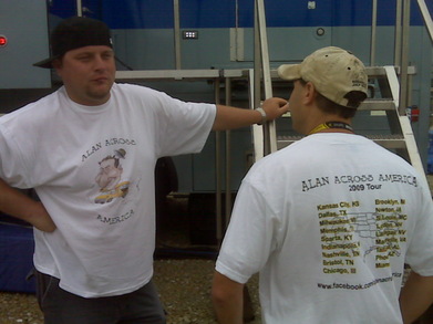 Alan Across America T-Shirt Photo