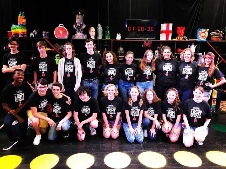 Students Of The Nola Project's Cast Of Too Much Light Makes The Baby Go Blind T-Shirt Photo