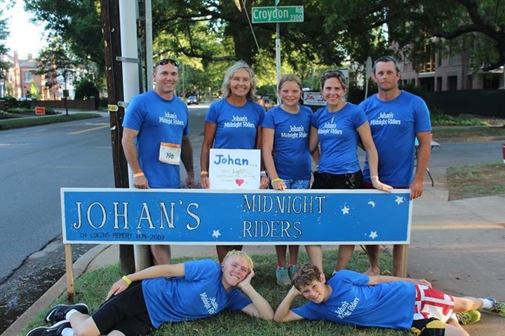 Johan's Midnight Riders At The 24 Foundation Bike Ride T-Shirt Photo