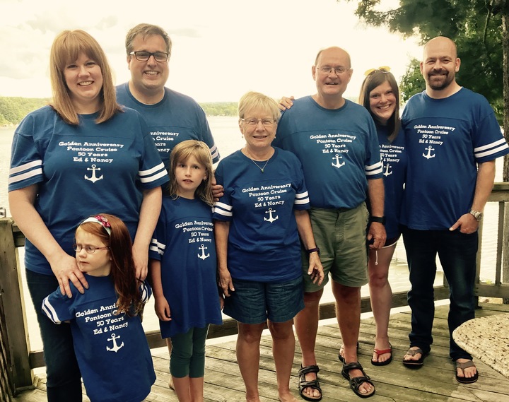 Ed &A Nancy 50th Anniversary Cruise  T-Shirt Photo
