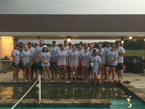 2017 Water Volleyball Tournament T-Shirt Photo