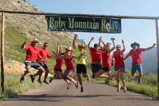 2017 Rmr Rustlers And Thieves At Start Line In Lamoille Canyon T-Shirt Photo