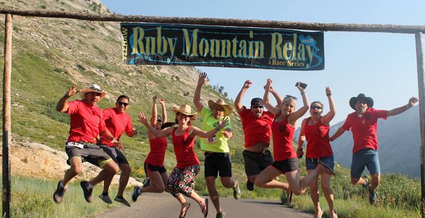 2017 Rmr Rustlers And Thieves At Start Line In Lamoille Canyon T-Shirt Photo