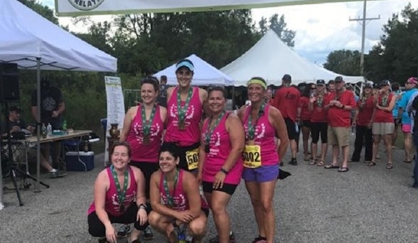 The Glory Huntresses Victorious Finish To The Lena 50 Mile Relay T-Shirt Photo