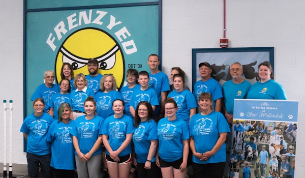 Frenzyed Flyers Flyball Team T-Shirt Photo
