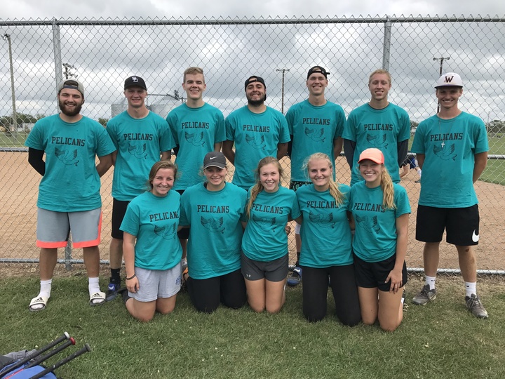 Pelican Coed Softball Team T-Shirt Photo