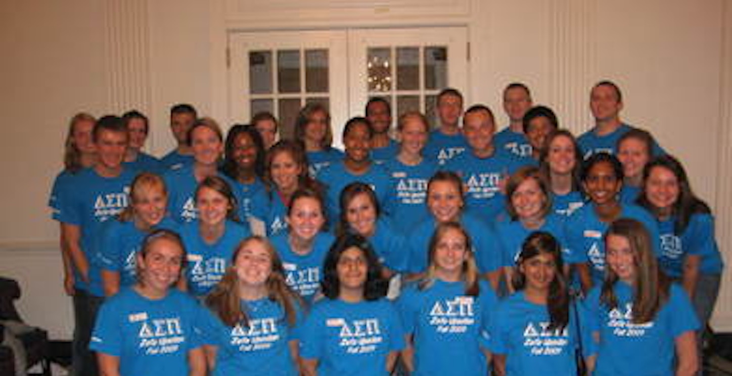 Delta Sigma Pi Recruitment Fall 2009 T-Shirt Photo