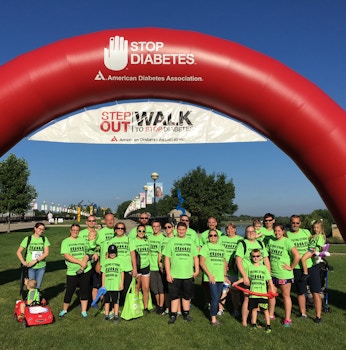 Step Out: Walk To Stop Diabetes T-Shirt Photo