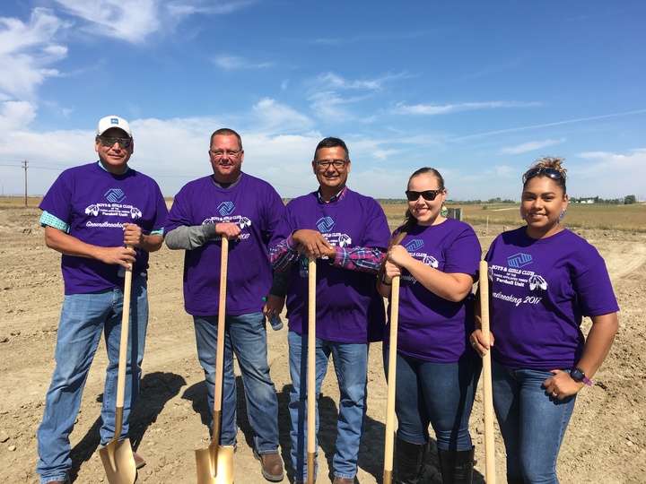 Parshall Boys & Girls Club Groundbreaking T-Shirt Photo