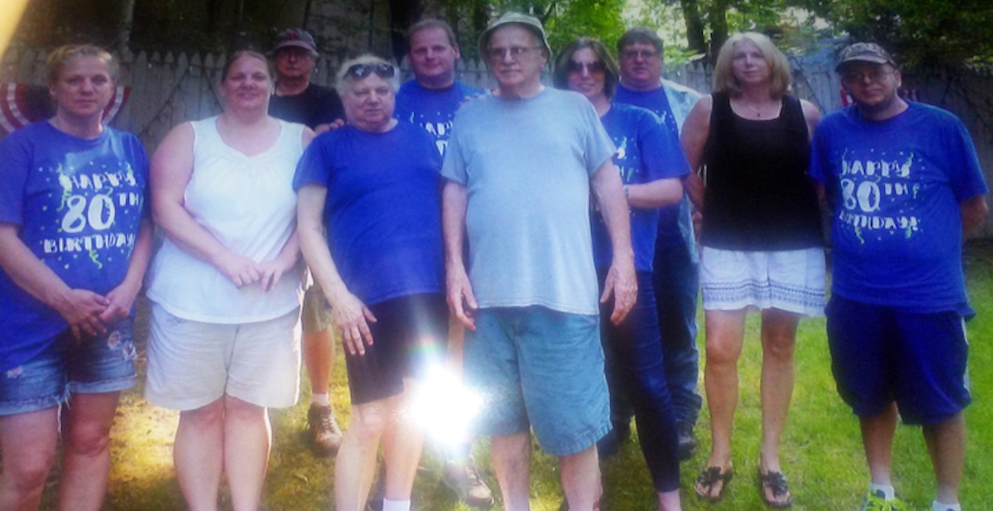 Picture of Moms 80th Birthday Party Custom T-Shirt Design Moms 80th Birthday Party T-Shirt Photo