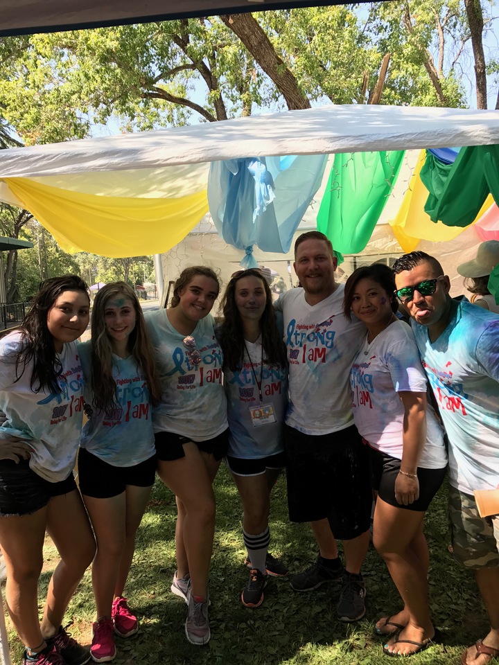 Relay 4 Life Color Run Lap  T-Shirt Photo